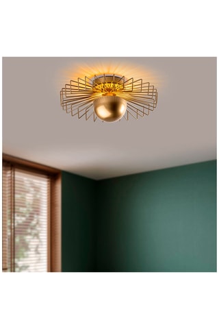 Plafondlamp Kaya - Goudkleurig - 10 W