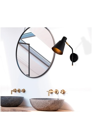 Wandlamp - Zwart - 100 W