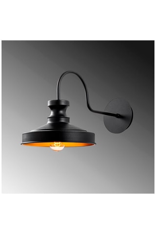 Wandlamp Berceste - Zwart - 100 W