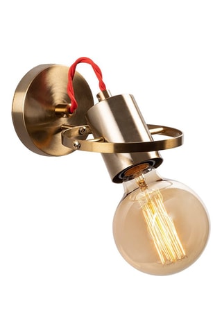 Wandlamp Vaveyla - Goudkleurig en Rood - 100 W