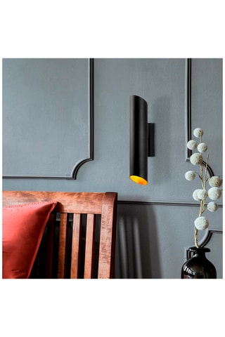 Wandlamp Cut - Zwart