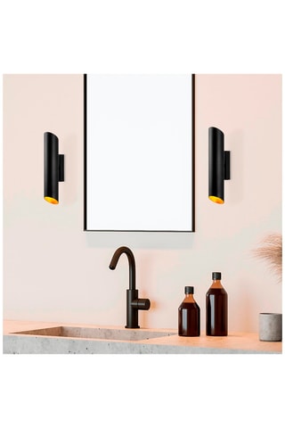Wandlamp Cut - Zwart