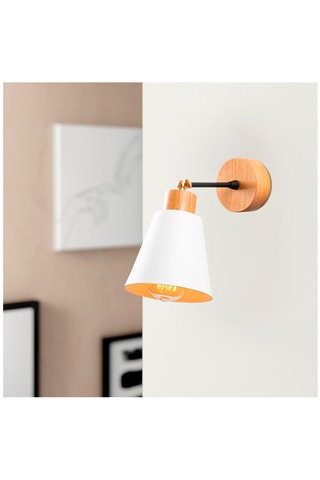 Wandlamp Manavgat - Wit - 100 W