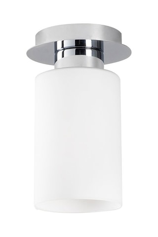 Plafondlamp Balcova - Zilverkleurig en Wit - 40 W