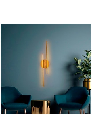 Led Wandlamp Umut - Goudkleurig - 16 W