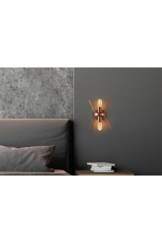 Wandlamp - Koperkleurig