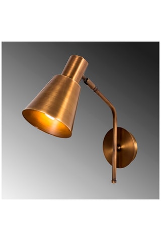 Wandlamp Sivani - Donkergoudkleurig - 100 W