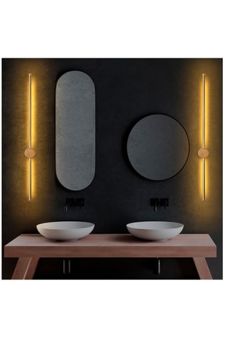 Wandlamp - Zwart - 13 W
