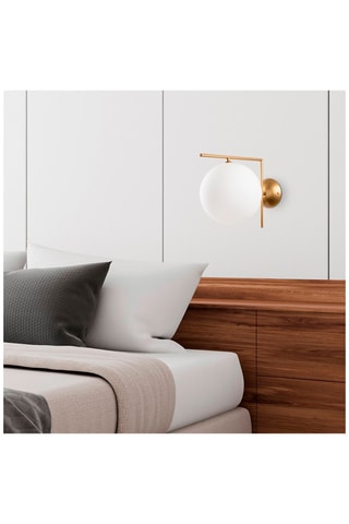 Wandlamp - Goudkleurig en Wit - 10 W