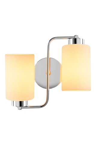 Wandlamp Balcova - Zilverkleurig - 2 x 100 W