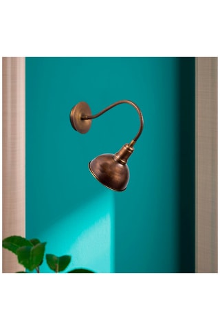 Wandlamp Kumluca Koperkleurig