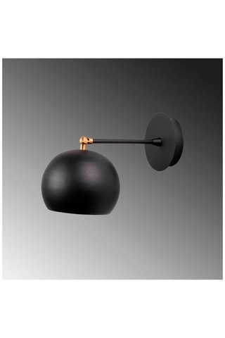 Wandlamp Sivani - Zwart en Goudkleurig - 100 W