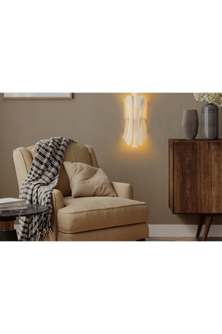 Wandlamp Linea - Wit - 2 x 40 W