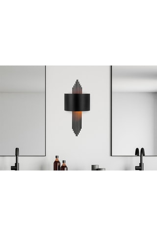 Wandlamp - Zwart - 40 W