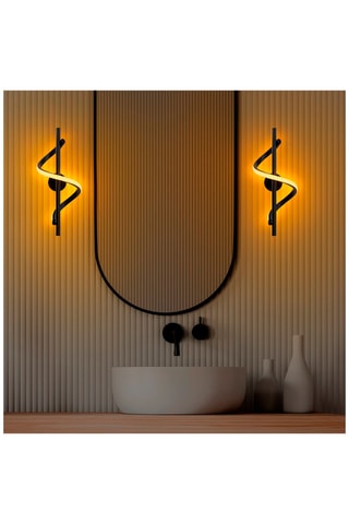 Wandlamp - Zwart - 11 W