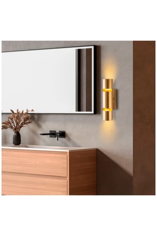 Wandlamp - Goudkleurig - 2 x 40 W