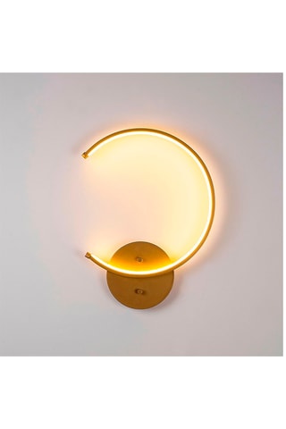 Wandlamp Moon - Goudkleurig