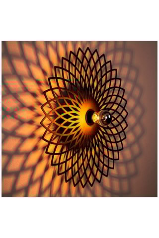 Wandlamp Fellini Zwart