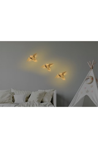 Ledwandlamp Pacali Goudkleurig