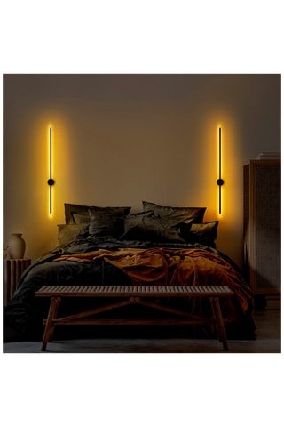 Ledwandlamp Sword Zwart