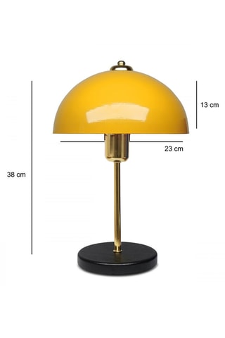 Tafellamp  Geel