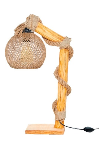 Houten Tafellamp Canasta Naturel
