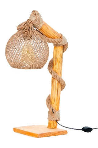 Houten Tafellamp Canasta Naturel