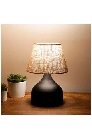 Tafellamp AYD - Beige en Zwart - 40 W 