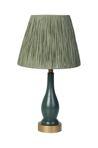 Tafellamp YL208 - Groen en Goudkleurig - 60 W