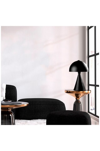 Tafellamp Dodo - Zwart en Goudkleurig - 40 W