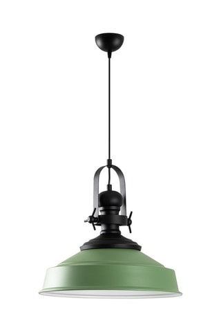 Hanglamp Craft - Zwart en Groen - 40 W