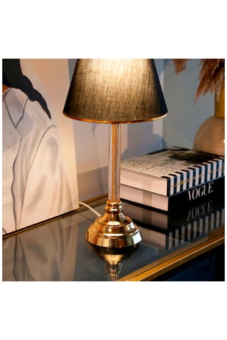 Tafellamp Ayd - Zwart en Goudkleurig - 60 W