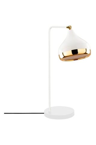 Tafellamp Yildo - Wit en Goudkleurig - 100 W