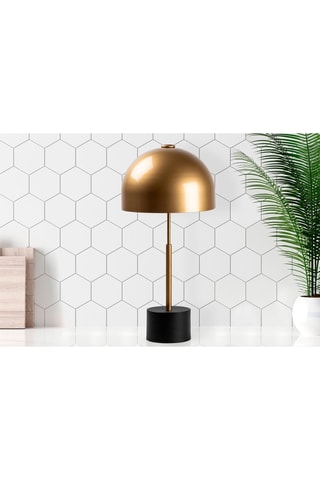 Tafellamp Mixed - Goudkleurig en Zwart - 40 W