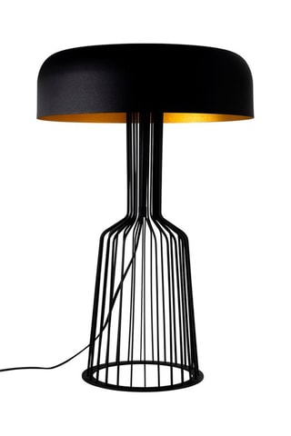 Tafellamp Fellini Zwart en Goudkleurig