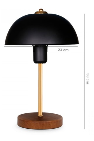 Tafellamp Ayd - Zwart - 60 W