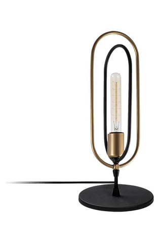 Tafellamp - Zwart en Goudkleurig - 40 W