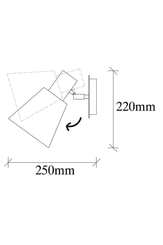 Wandlamp - Zwart - 40 W