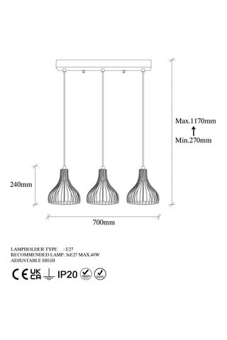 Hanglampen - Goudkleurig - 40 W