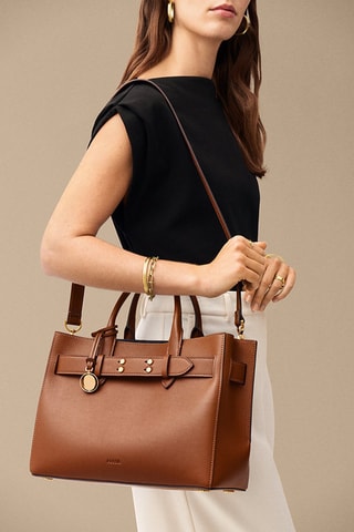 Leren Handtas Gilmore - Bruin