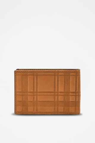 Leren Portefeuille - Camel