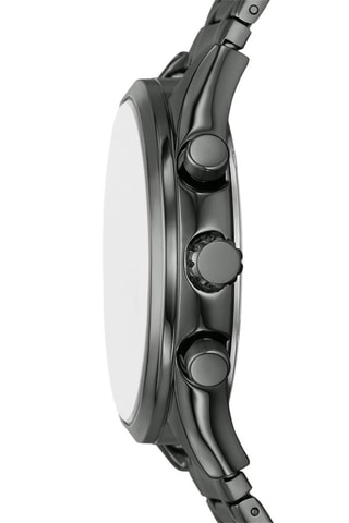 Montre à quartz en acier - Chronographe - Gris