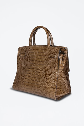 Leren Handtas Bruin