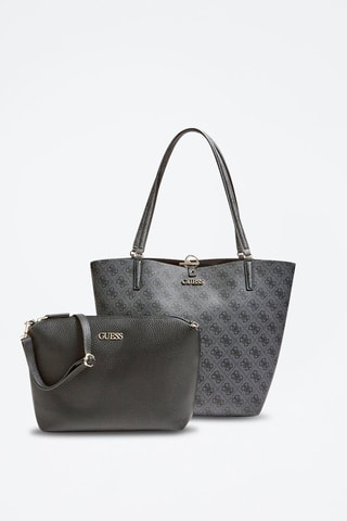 Handtas en Clutch Grijs en Zwart