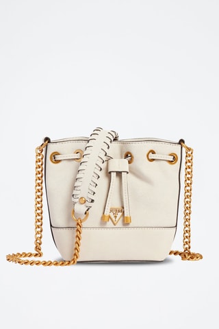 Leren Buideltas Kaoma - Beige