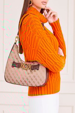 Handtas - Beige en Bruin