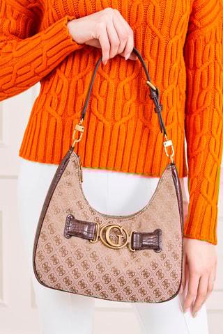 Handtas - Beige en Bruin