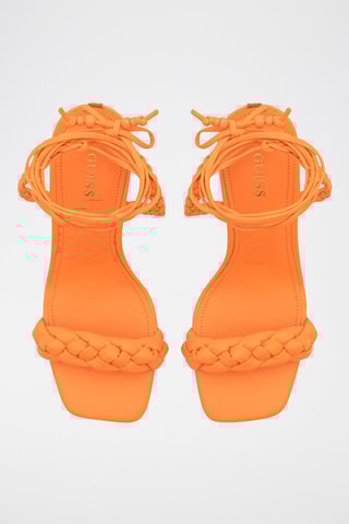 Sandalen met Hak Oranje
