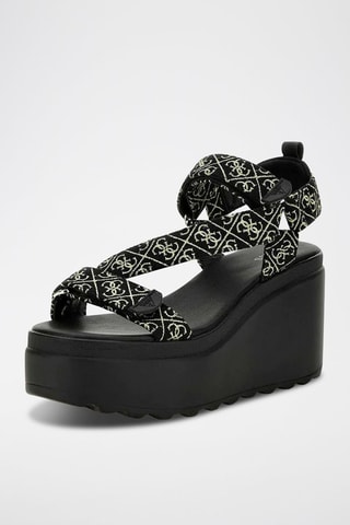 Sandalen met Sleehak Ocilia - Zwart