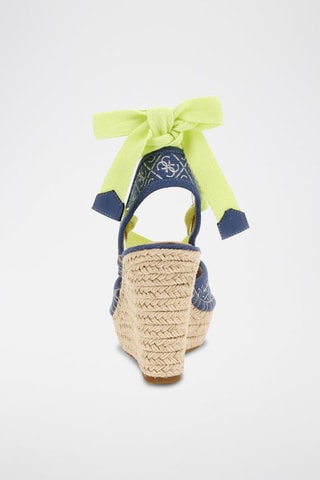 Sandalen met Sleehak Blauw